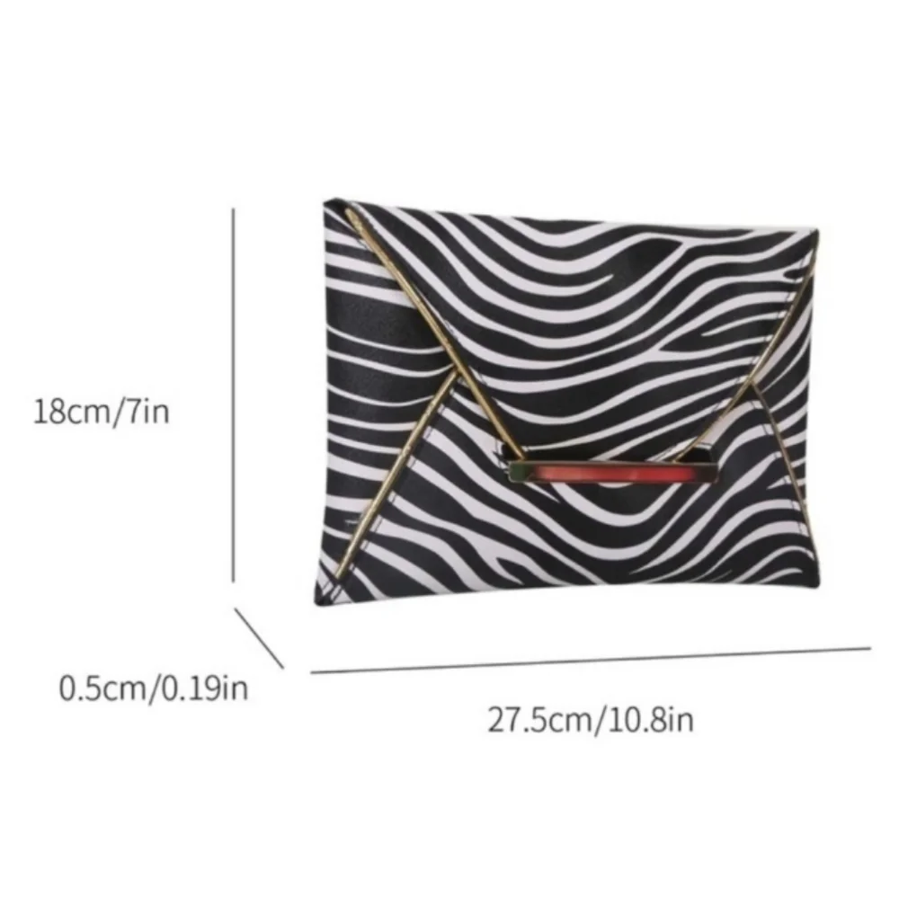 Zebra Striped Bag Clutch Animal Print Excellent pre loved condition Like New